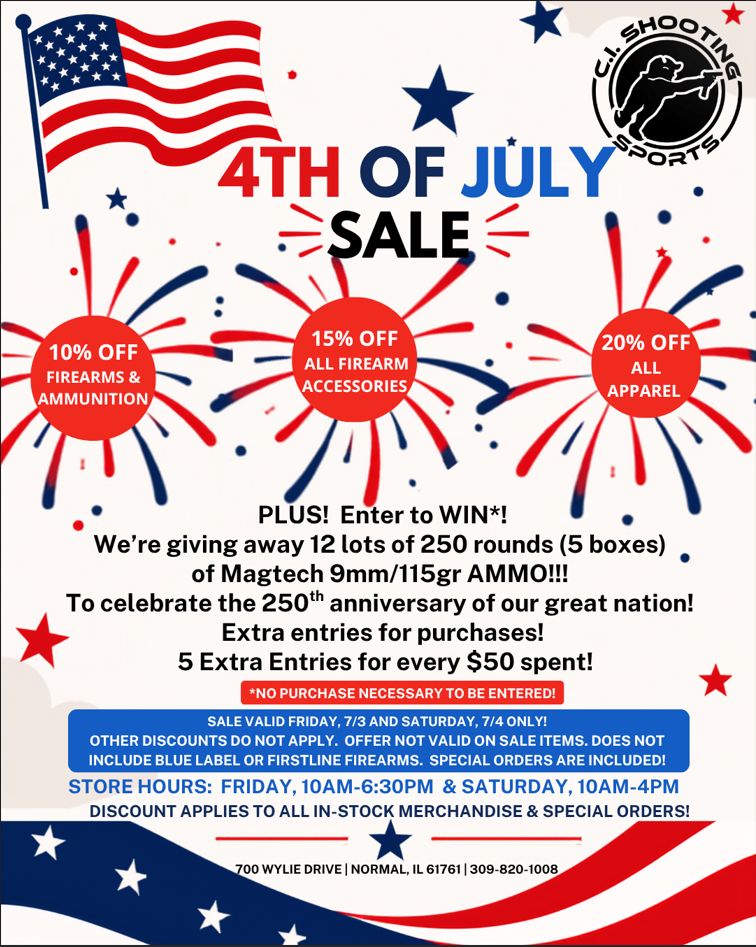 4th of July Sales Flyer 2026