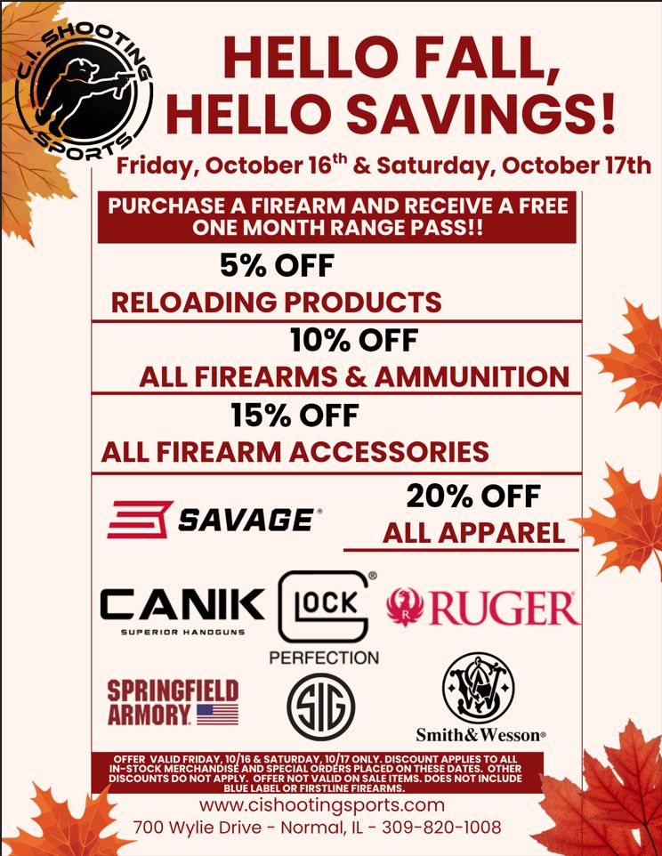 2026 Fall Sales Flyer for FB and Email